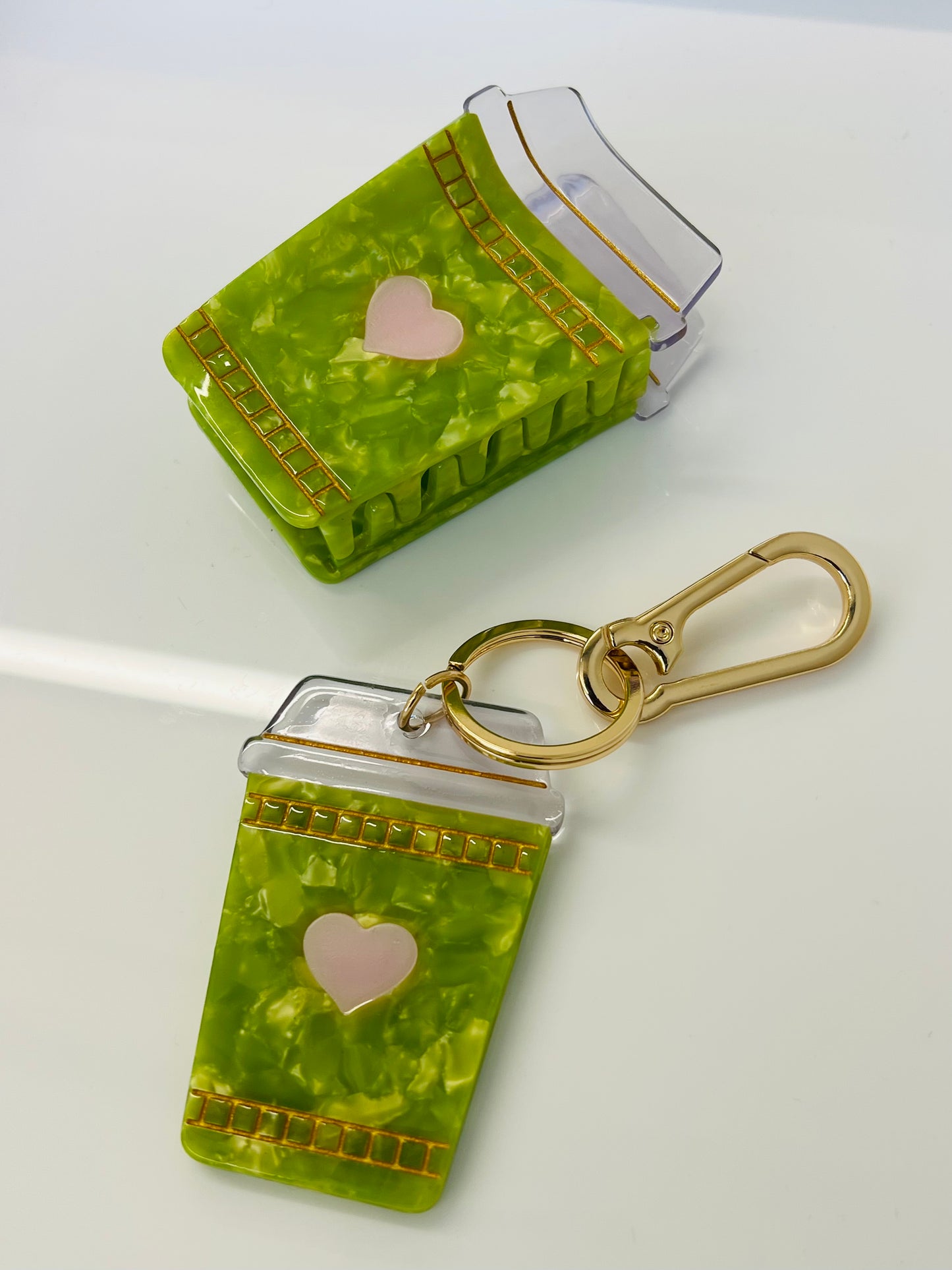Matcha Love Hair Claw