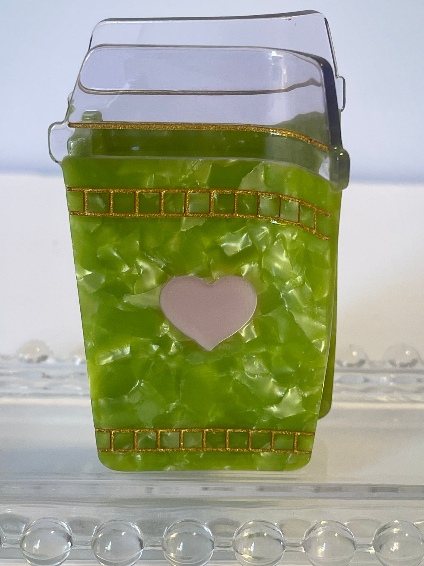 Matcha Love Hair Claw
