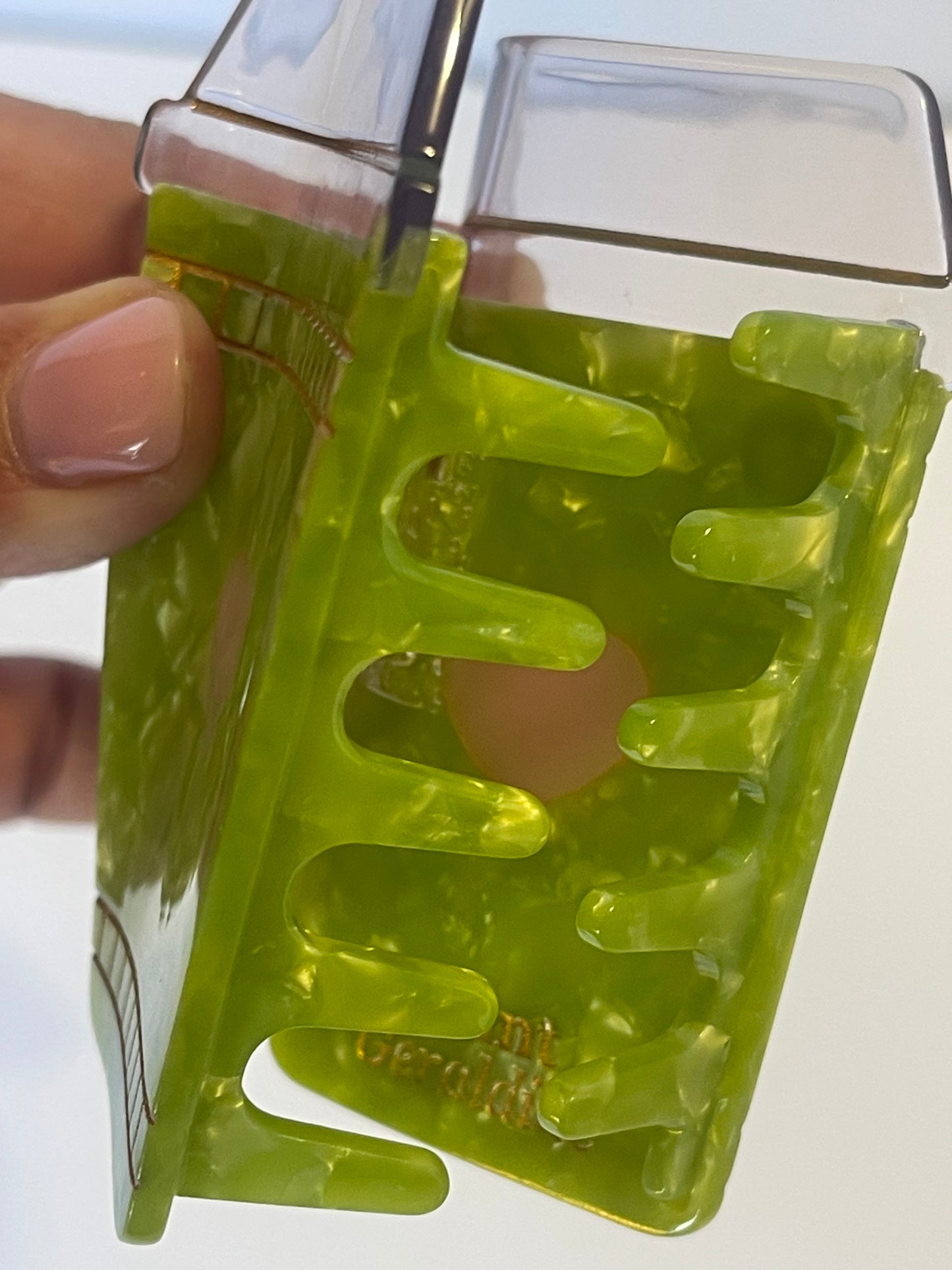 Matcha Love Hair Claw