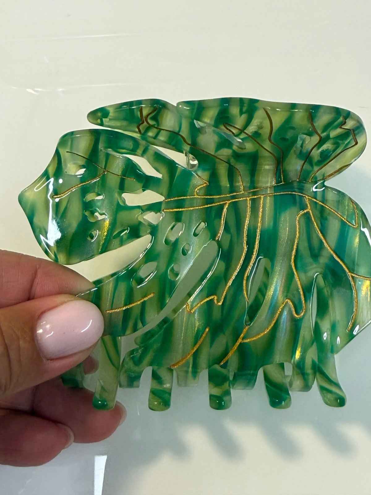 Monstera Hair Claw Large Saint Geraldine