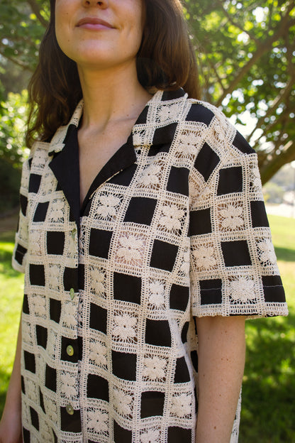 Sandoval Shirt Dress -  One Daze - crochet