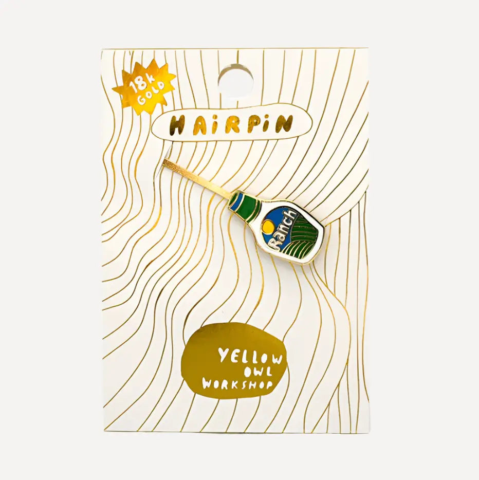 Ranch Hair Pin Yellow Owl Workshop