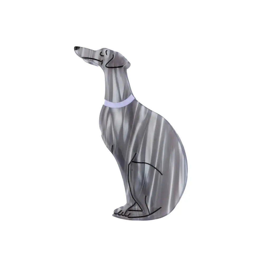 WEDNESDAY - Grey Hound - hair clip Coucou Suzette