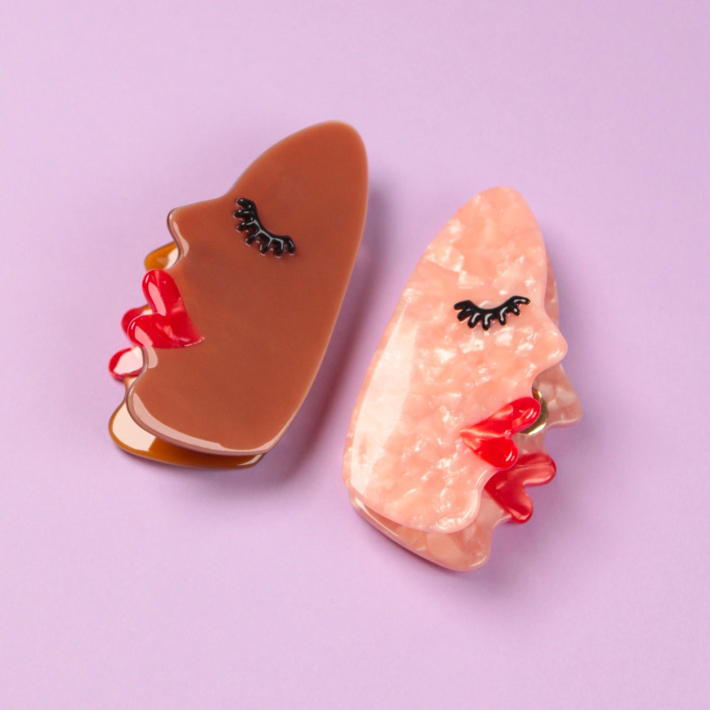 Face Hair Claw in Black