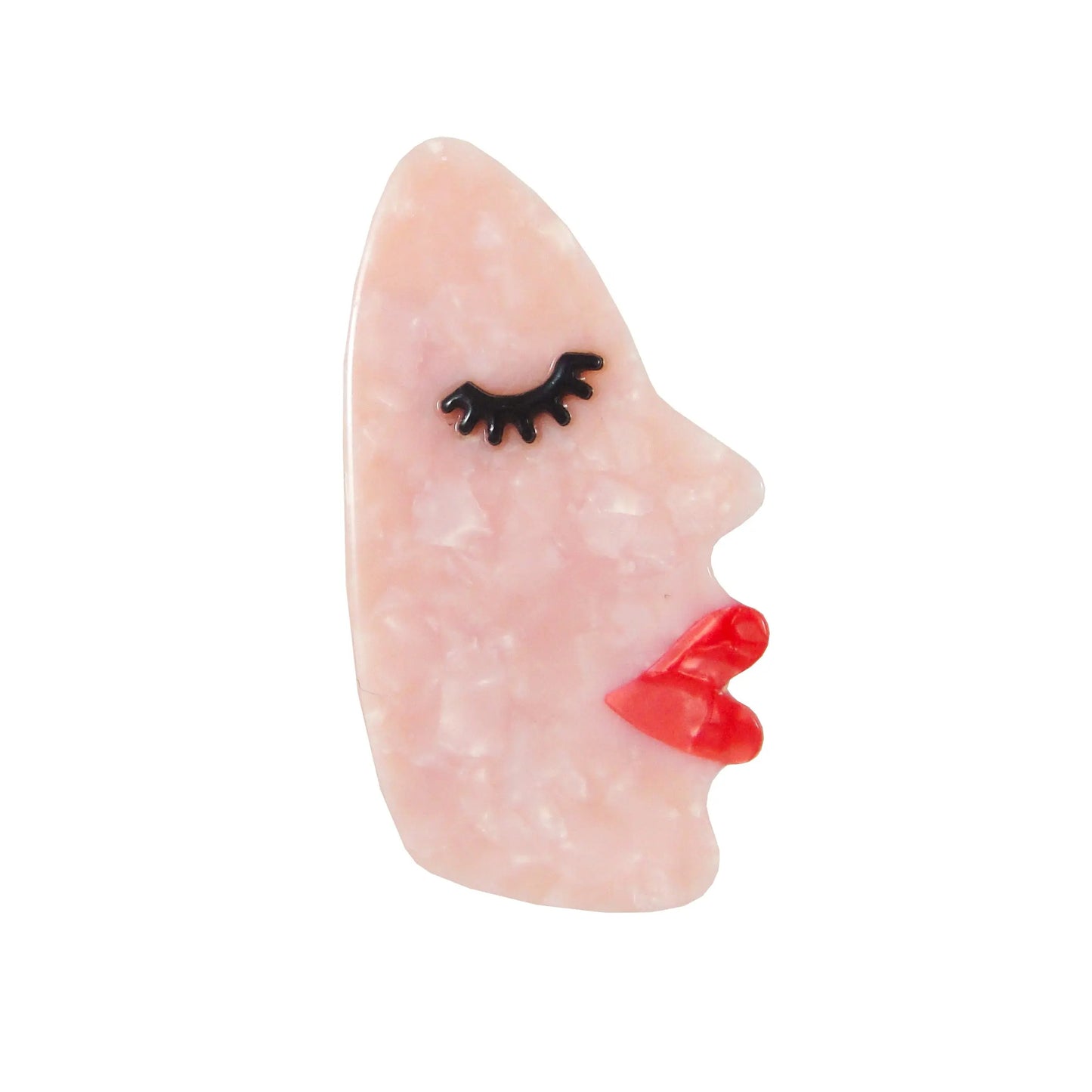Face Hair Claw in White Coucou Suzette