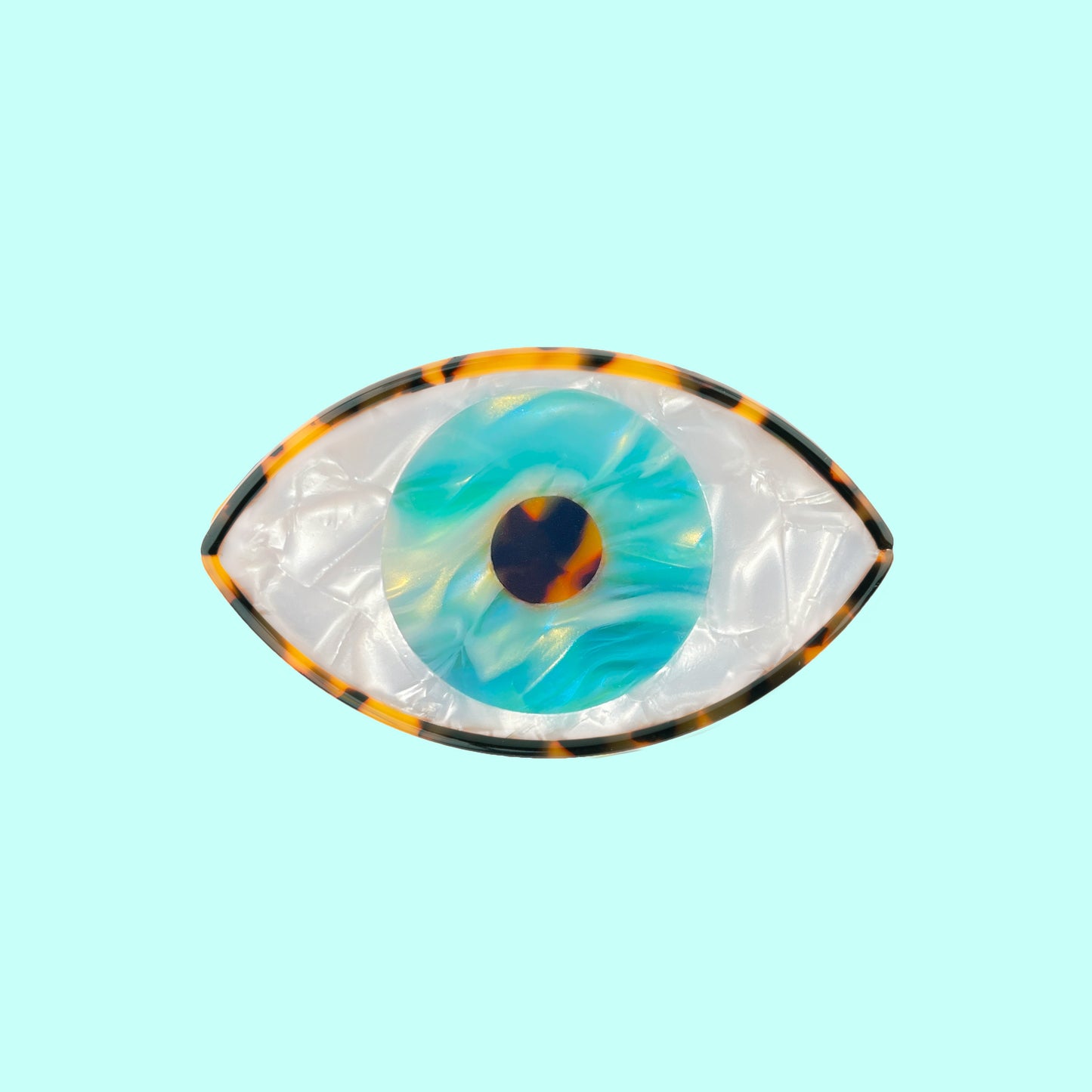 Eye Hair Claw in Blue