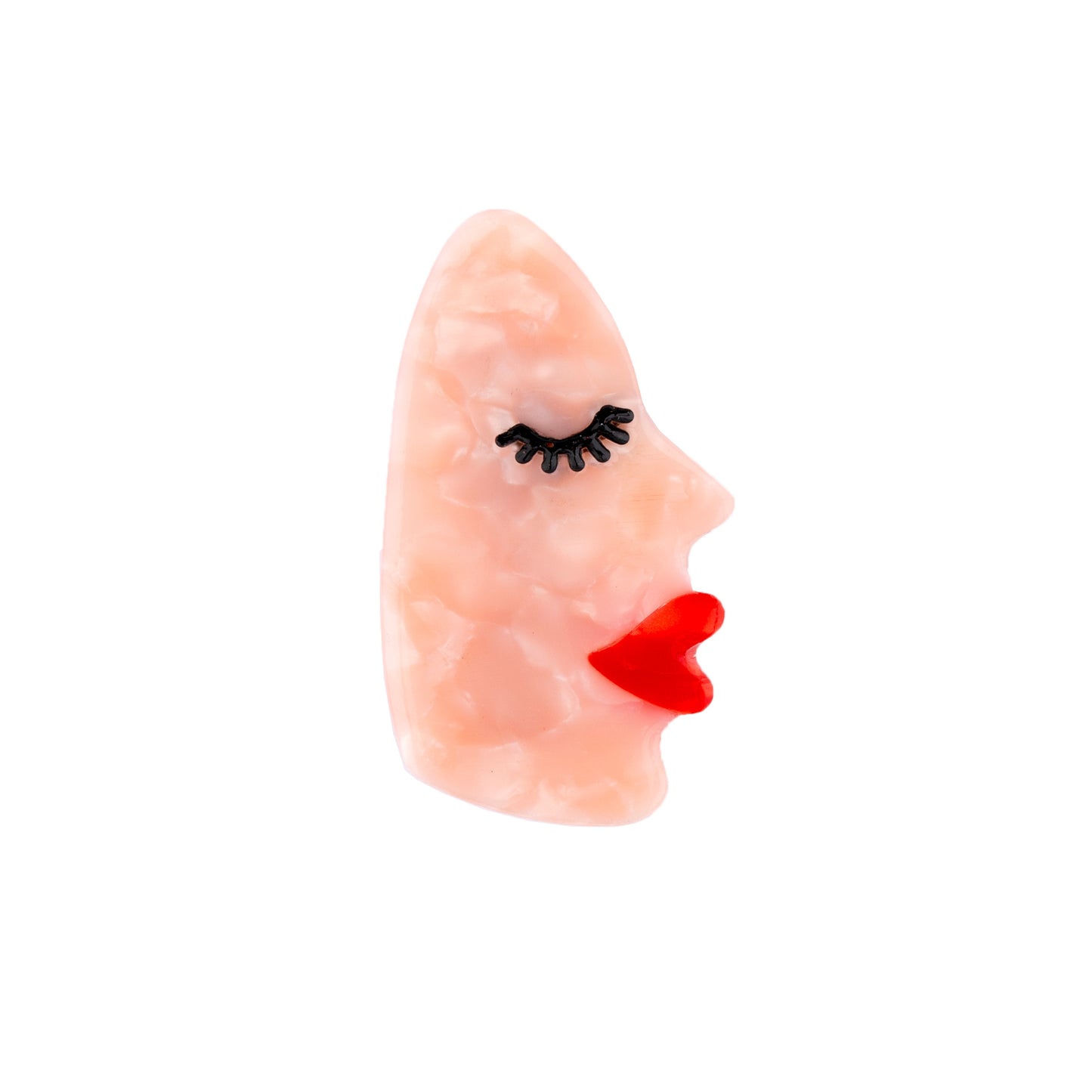 Face Hair Clip in White