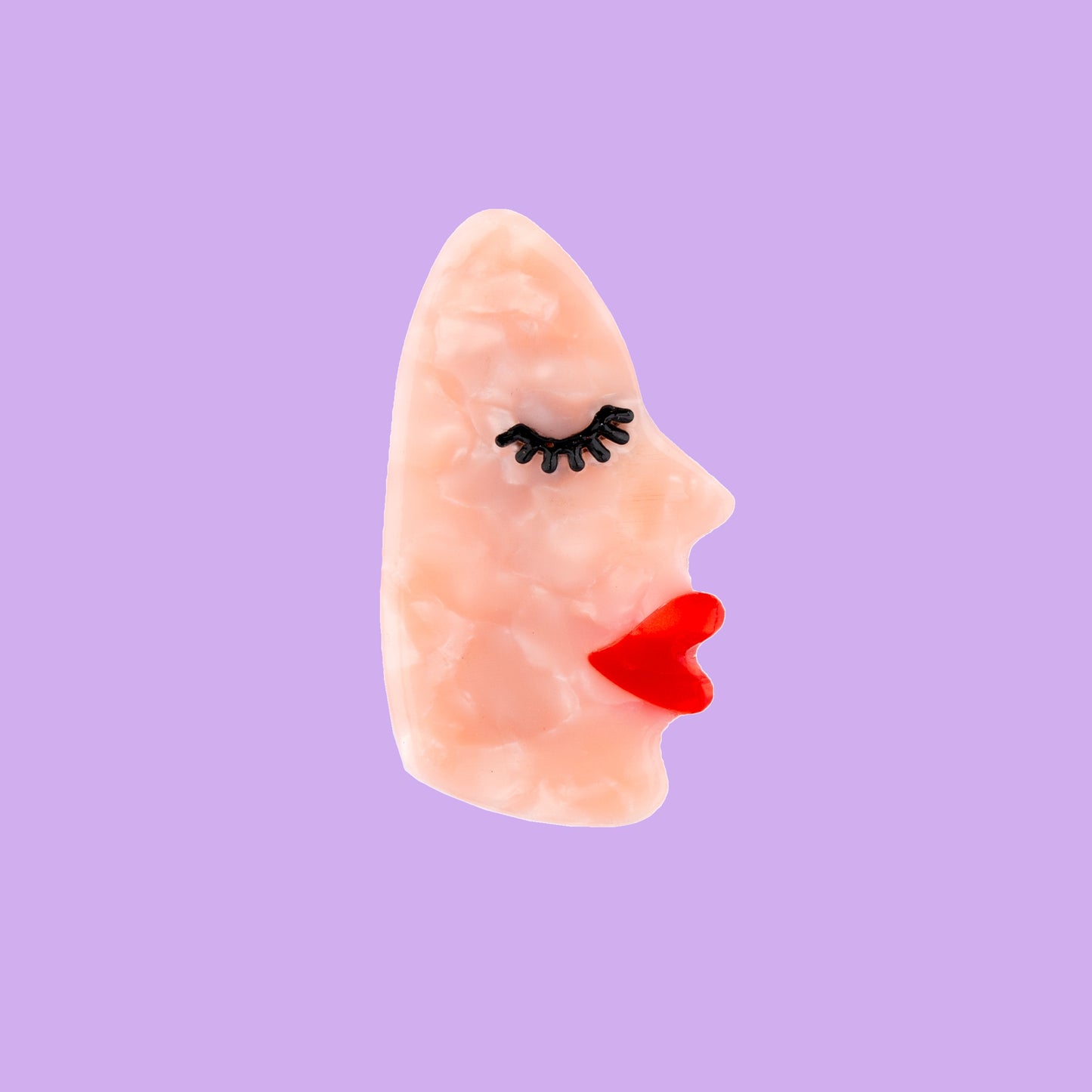 Face Hair Clip in White