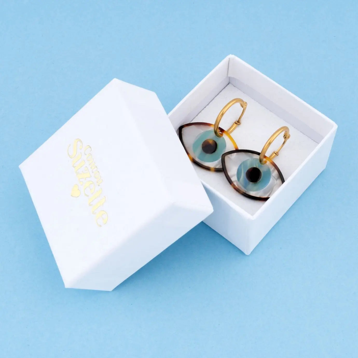 Blue Eyes Earrings Saint Geraldine