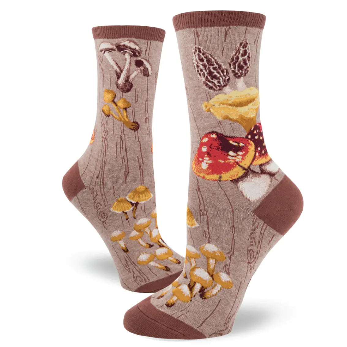Mushroom Socks - Heather Mushroom Mod Socks