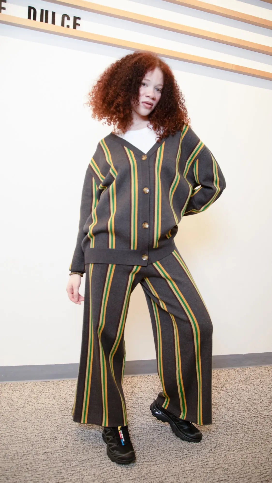 Mr Hall Boyfriend Cardi — Carsisle Stripe (PRE ORDER)