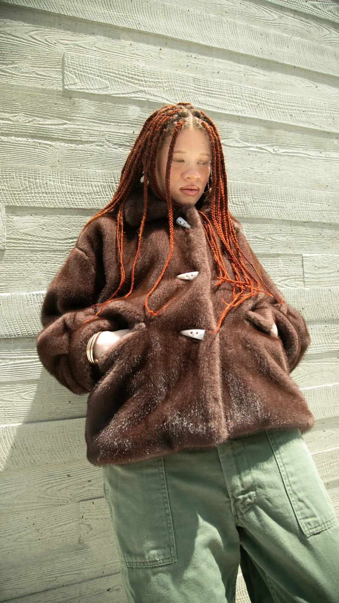 Tyler Toggle Coat Fun Fur (PRE-ORDER) | Women's Faux Fur Winter Coat