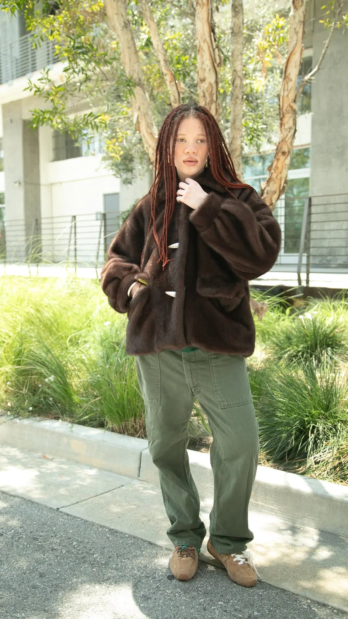Tyler Toggle Coat Fun Fur (PRE-ORDER) | Women's Faux Fur Winter Coat