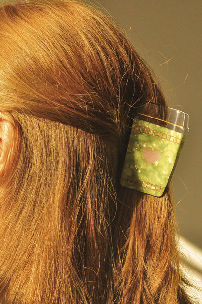 Matcha Love Hair Claw