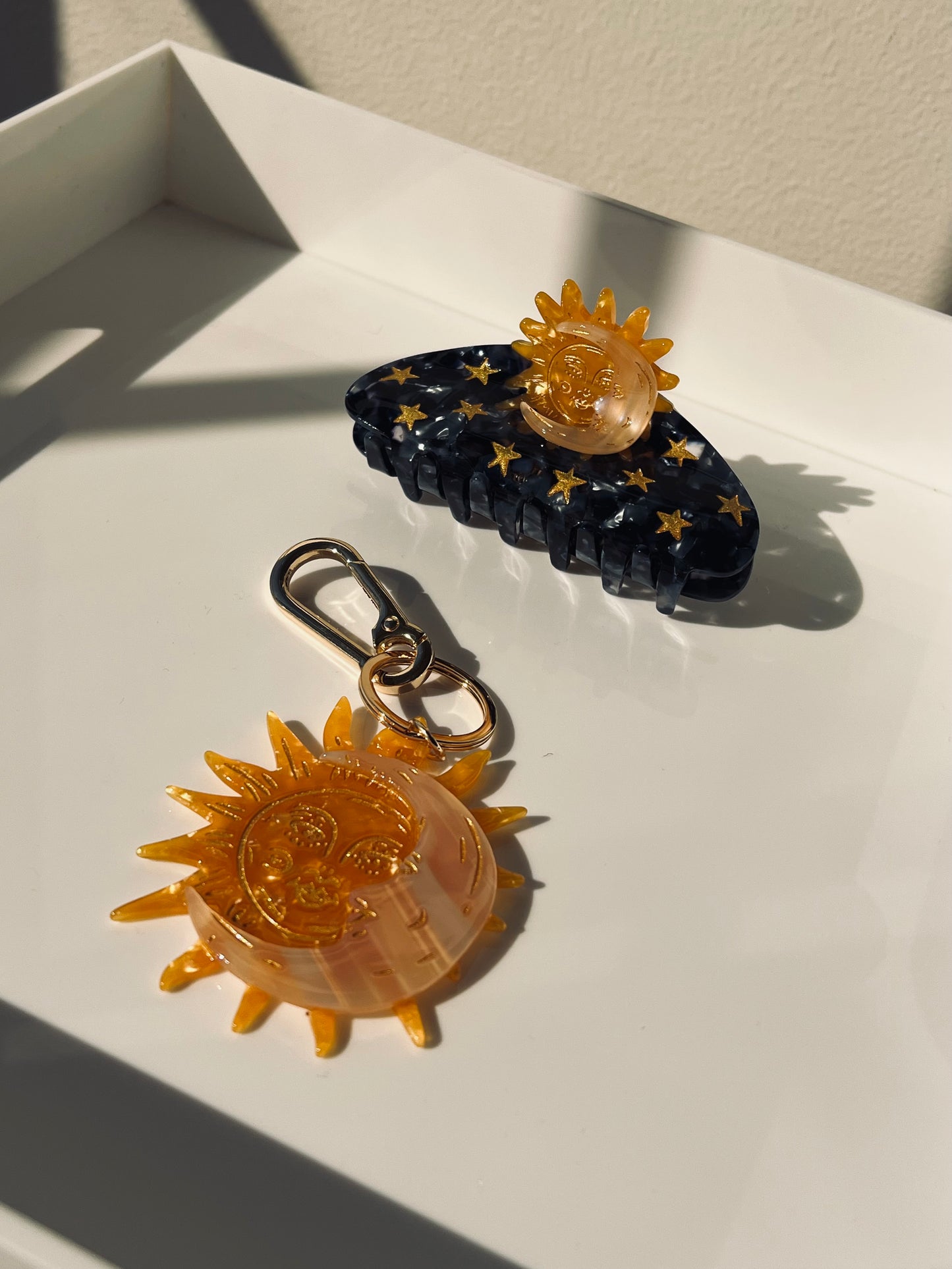 Sun & Moon Hair Claw