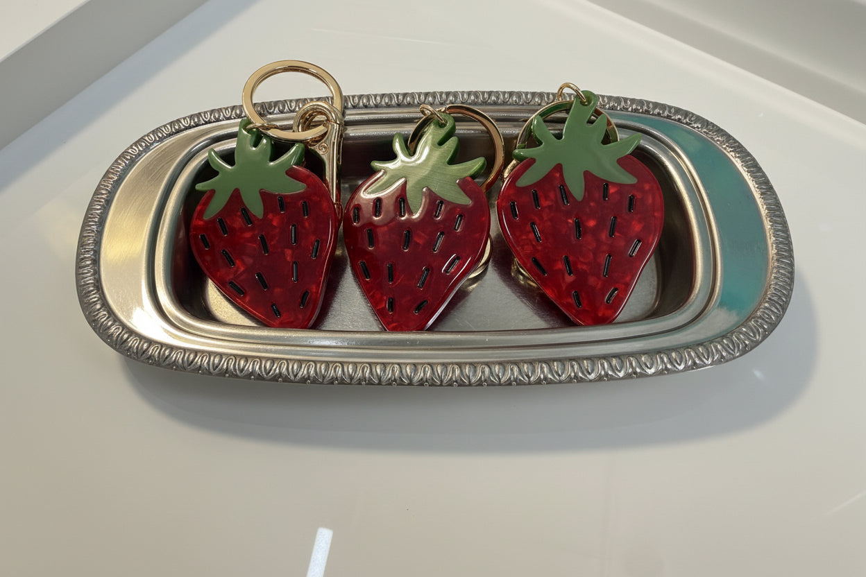Strawberry Bag Charm Saint Geraldine
