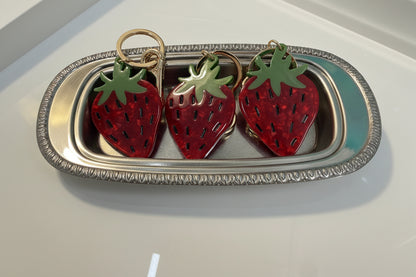 Strawberry Bag Charm Saint Geraldine