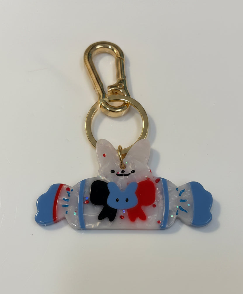 White Rabbit Bag Charm Saint Geraldine