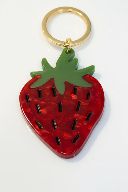 Strawberry Bag Charm Saint Geraldine