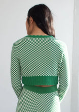 Load image into Gallery viewer, Juju Cardi in Island Green Check Inn
