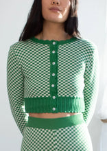 Load image into Gallery viewer, Juju Cardi in Island Green Check Inn
