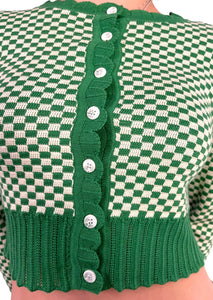 Juju Cardi in Island Green Check Inn