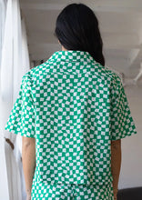 Load image into Gallery viewer, Sandoval Shirt Gordon Check in Island Green
