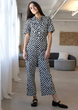 Load image into Gallery viewer, Marr’s Coverall Gordon Check in Caviar
