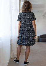 Load image into Gallery viewer, Nonna Dress Pixie Daisy in Caviar
