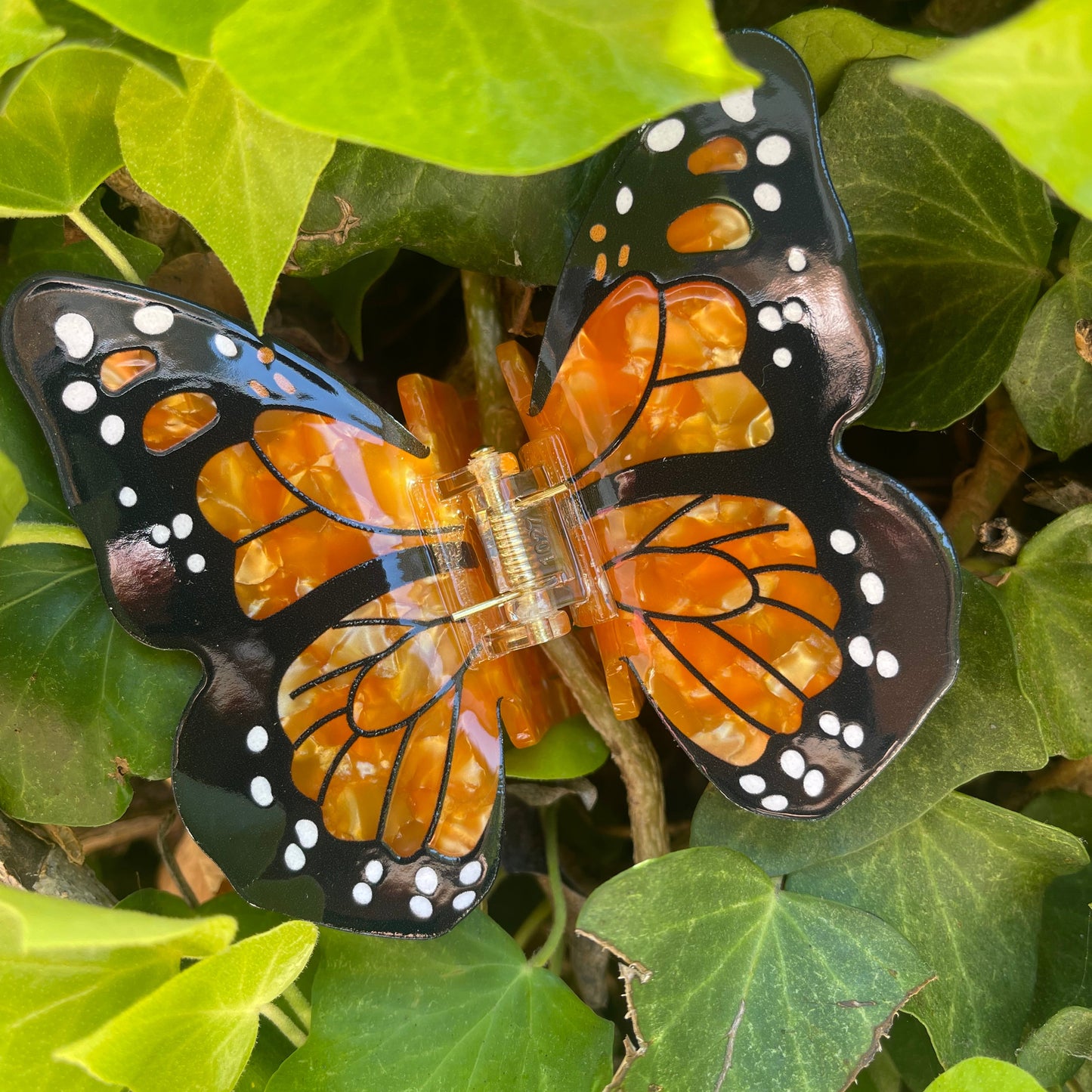 Monarch Butterfly Hair Claw