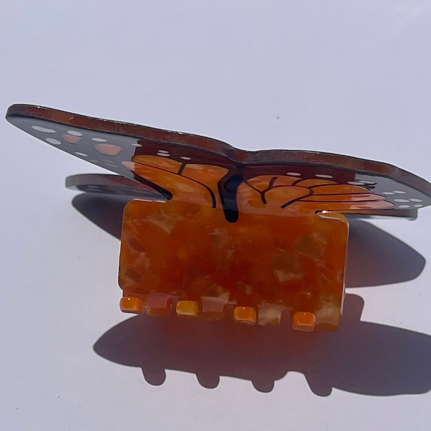 Monarch Butterfly Hair Claw