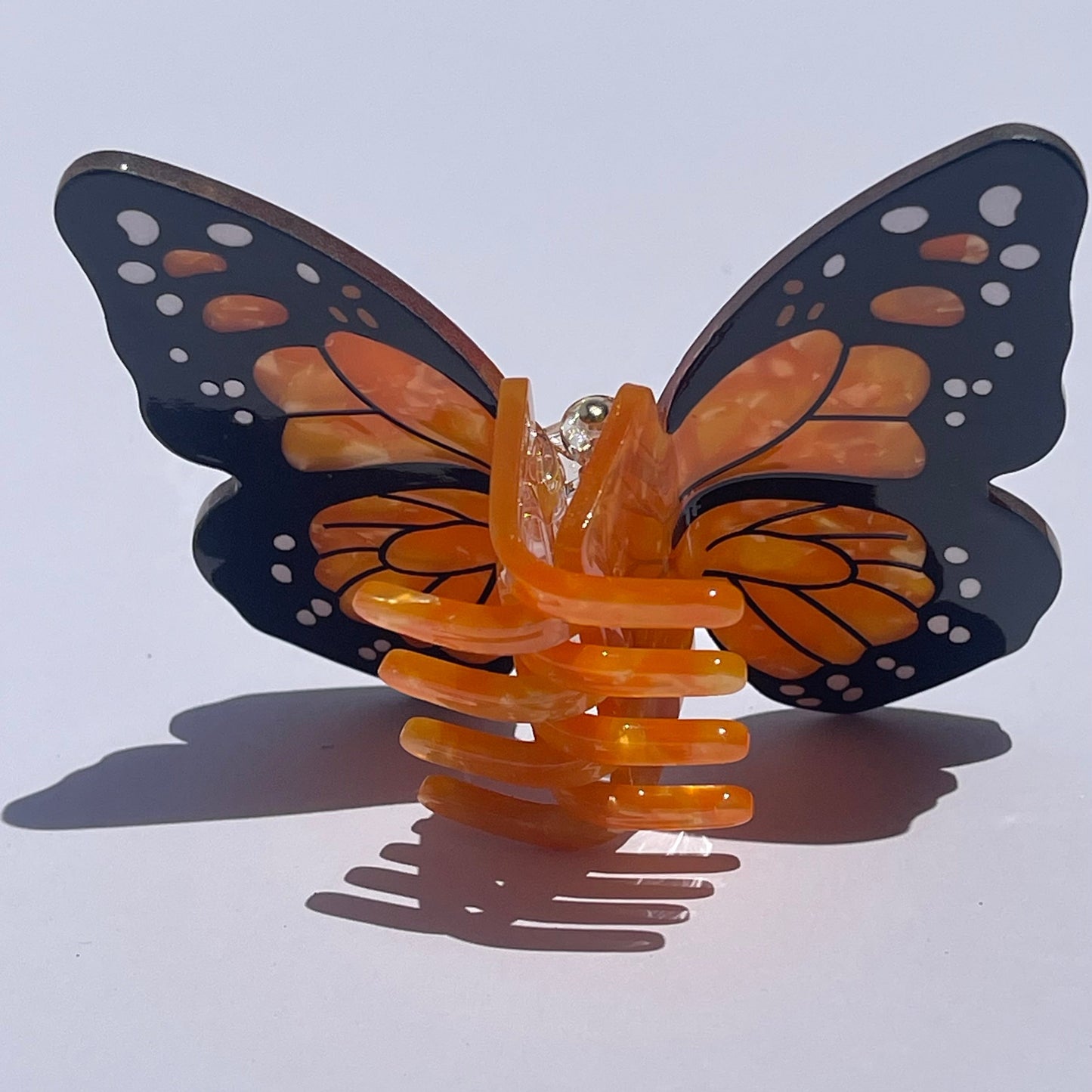 Monarch Butterfly Hair Claw