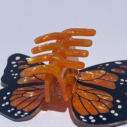 Monarch Butterfly Hair Claw