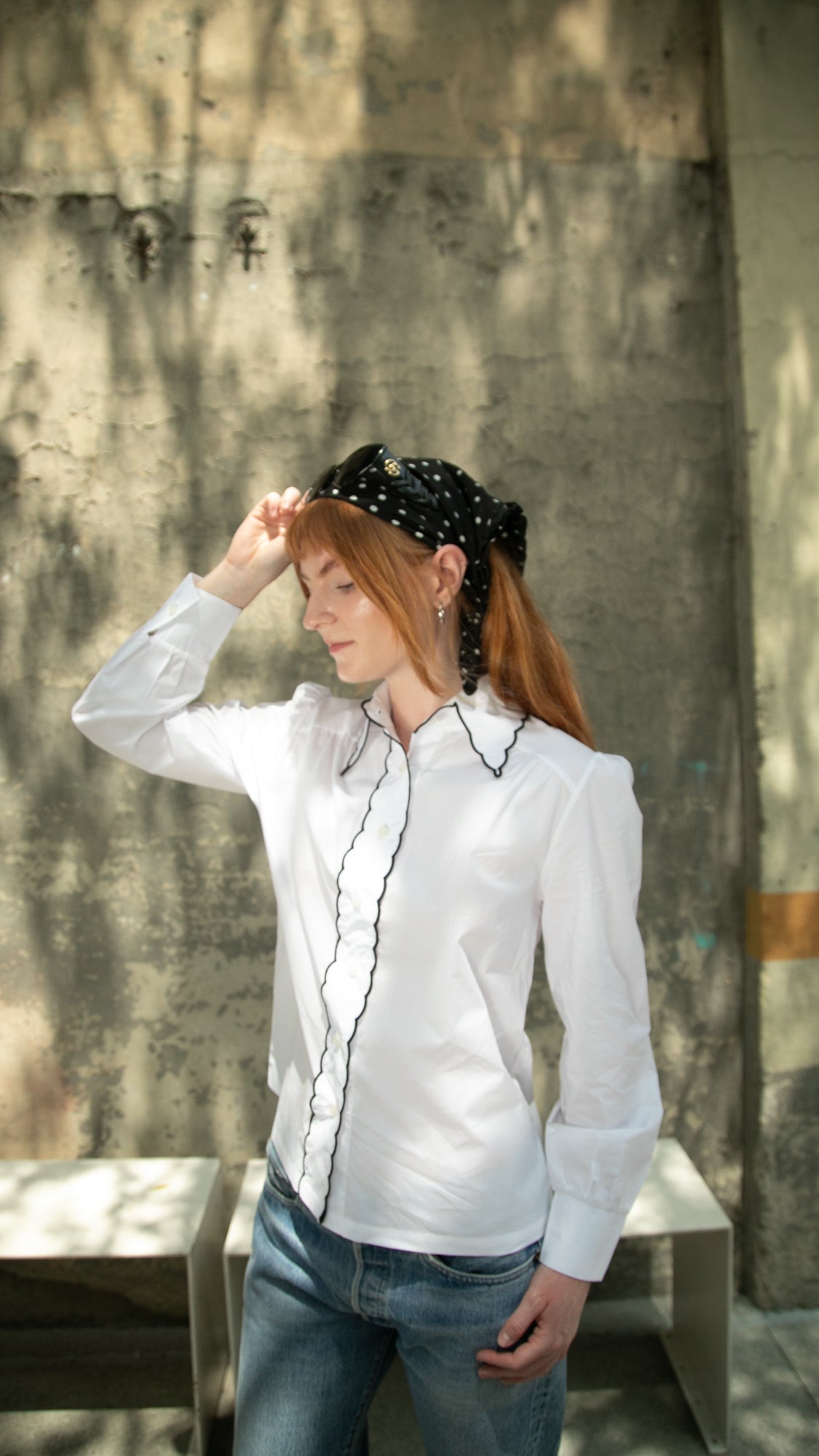Scarlette Ruffle Scarf Saint Geraldine