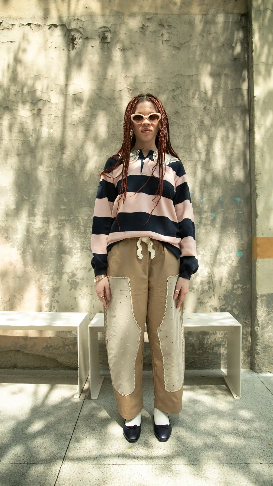 French Terry Stripe Heritage Polo (Pre-Order) Saint Geraldine