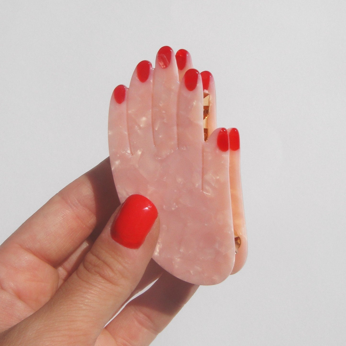 Hand Hair Claw in White