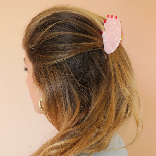 Hand Hair Claw in White