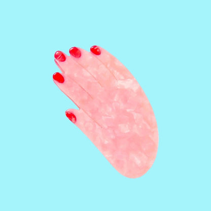 Hand Hair Claw in White