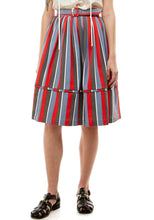 Load image into Gallery viewer, Siri Skirt Endless Stripe in Bittersweet
