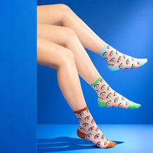 Load image into Gallery viewer, Eye Sheer Socks in Brown
