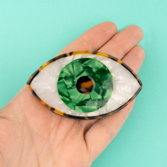 Eye Hair Claw in Green