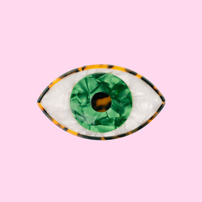 Eye Hair Claw in Green