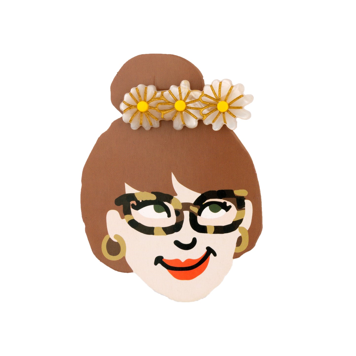 Daises Hair Clip