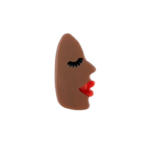 Face Hair Clip in Black