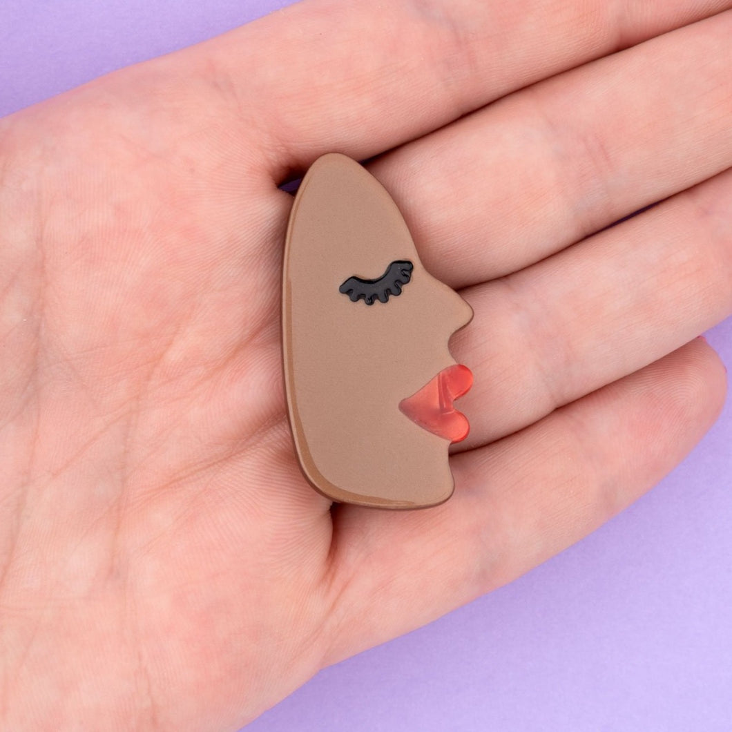 Face Hair Clip in Black