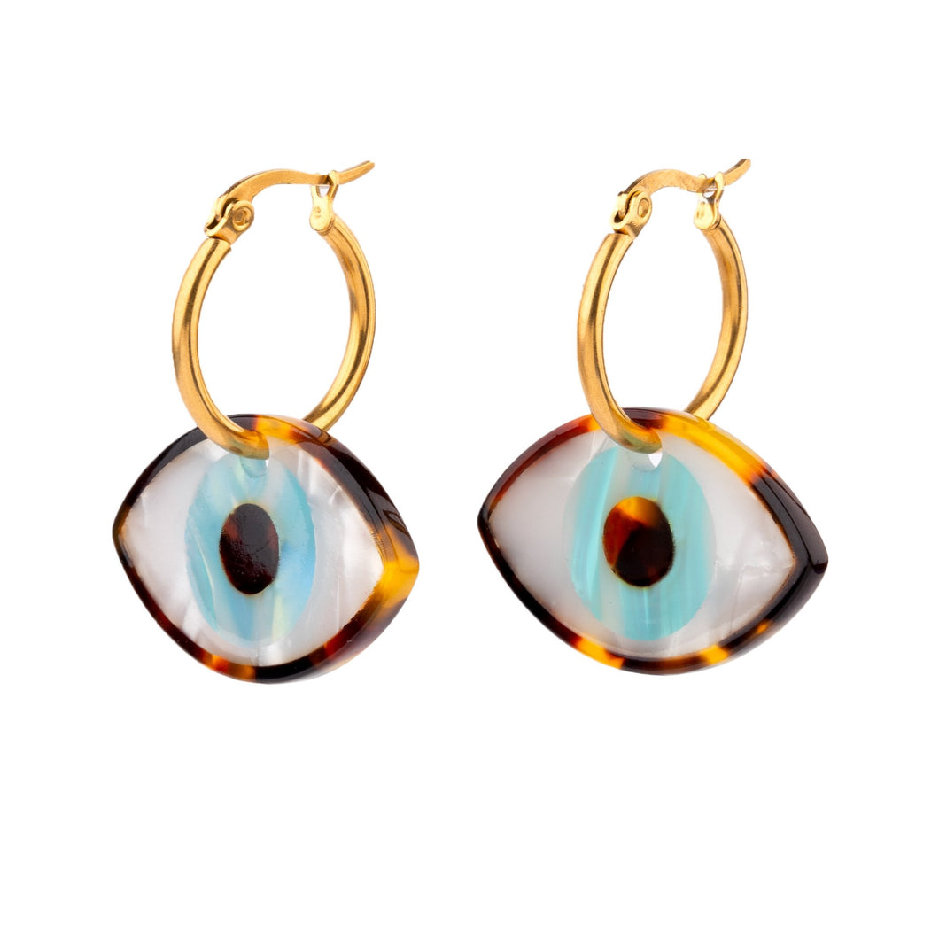 Blue Eyes Earrings