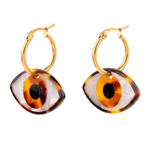 Load image into Gallery viewer, Brown Eyes Earrings

