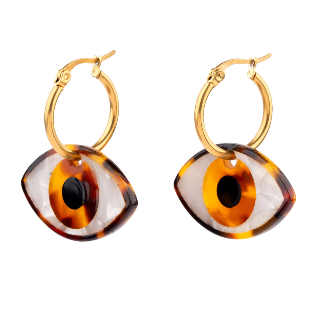 Brown Eyes Earrings