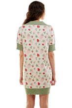 Load image into Gallery viewer, Stradlin Polo Dress in Strawberry Fields Forever in Ivory
