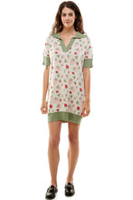 Load image into Gallery viewer, Stradlin Polo Dress in Strawberry Fields Forever in Ivory
